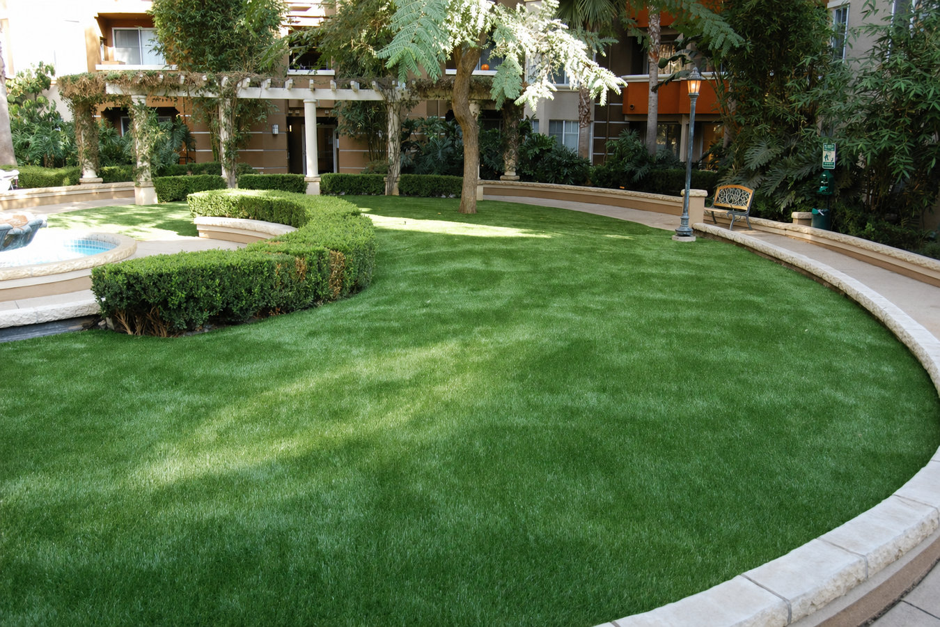 Artificial grass installation in Harlingen, TX